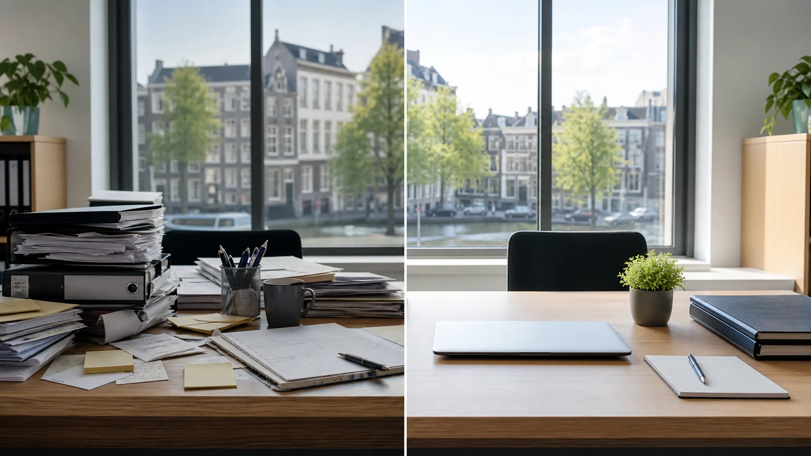 Van een verspreide werkplek naar een centrale digitale werkomgeving